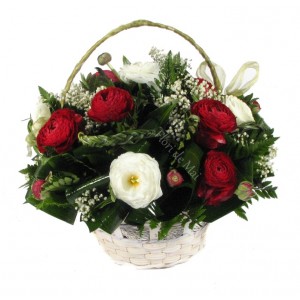 Cos cu ranunculus