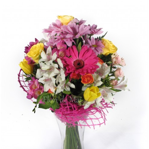 Buchet multicolor