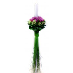Lumanari din trandafiri, dendrobium, hypericum