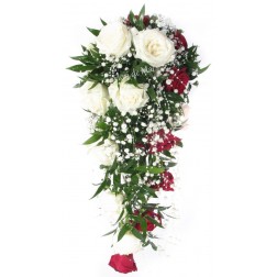 Buchet curgator din trandafiri