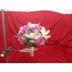 Buchet Cu Orhidee Si Trandafir