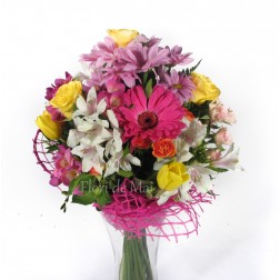 Buchet multicolor