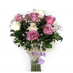 Buchet din 13 trandafiri