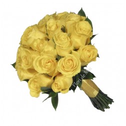 Buchet din trandafiri galbeni