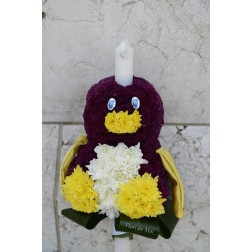 Lumanare botez pinguin